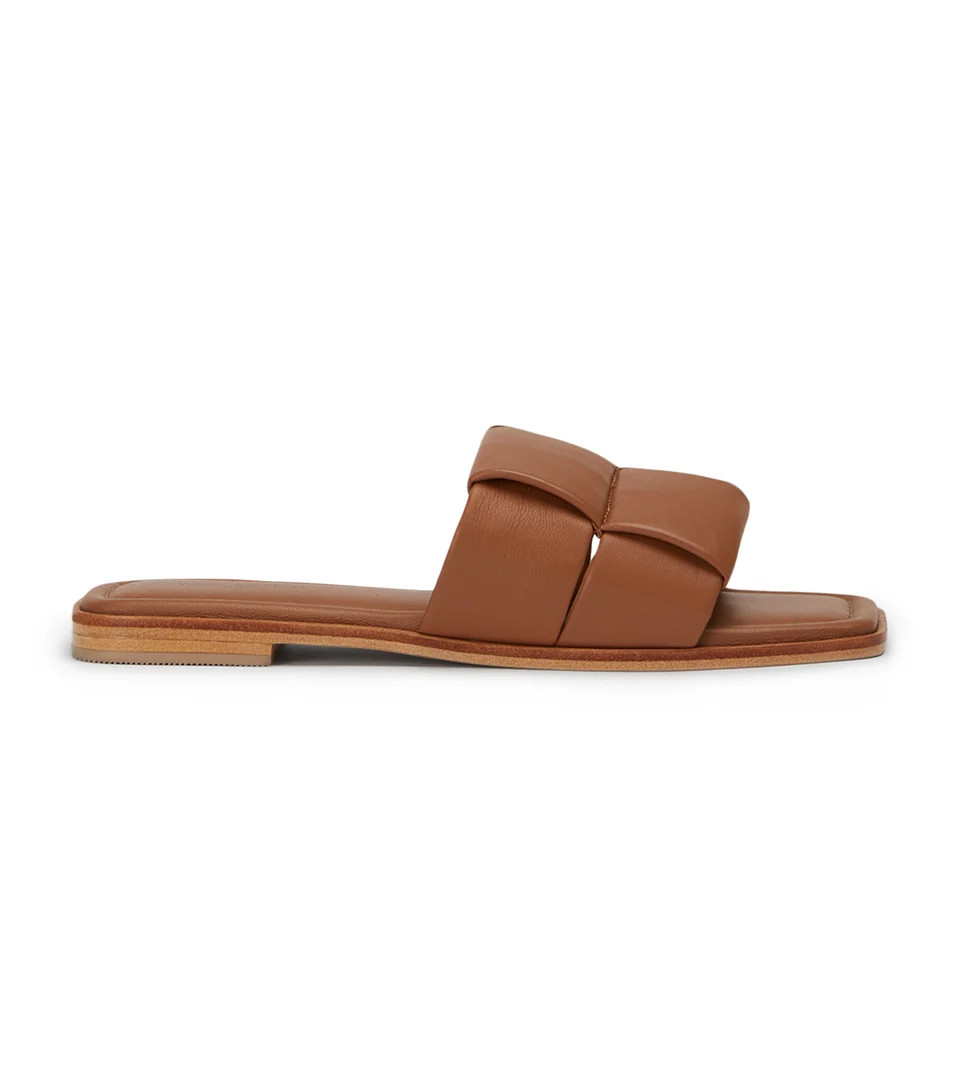 Rowan Tan Nappa Flats | Sandals | Tony Bianco | Tony Bianco (Australia & New Zealand)