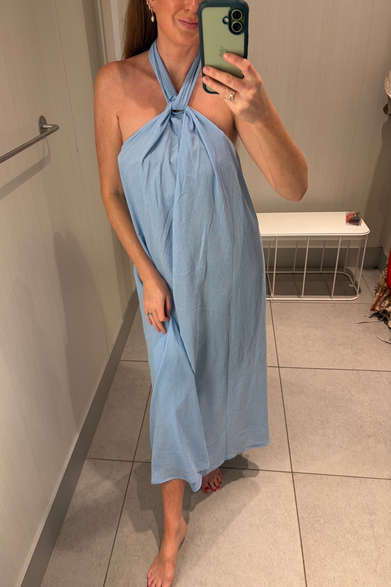 New in H&M Dresses 🩵🌊 An easy throw-on style that works for so many summer moments. Perfect for a beach cover up, summer holiday evenings, brunch dates or sunset dinners by the sea ✨ The soft blue shade gives such effortless holiday energy. Add sandals and a woven bag for daytime or dress it up for evening 🤍 Wearing a size Small, but I could size down to an XS for a more fitted feel. Summer dresses

#LTKsummer #LTKtravel #LTKdresses