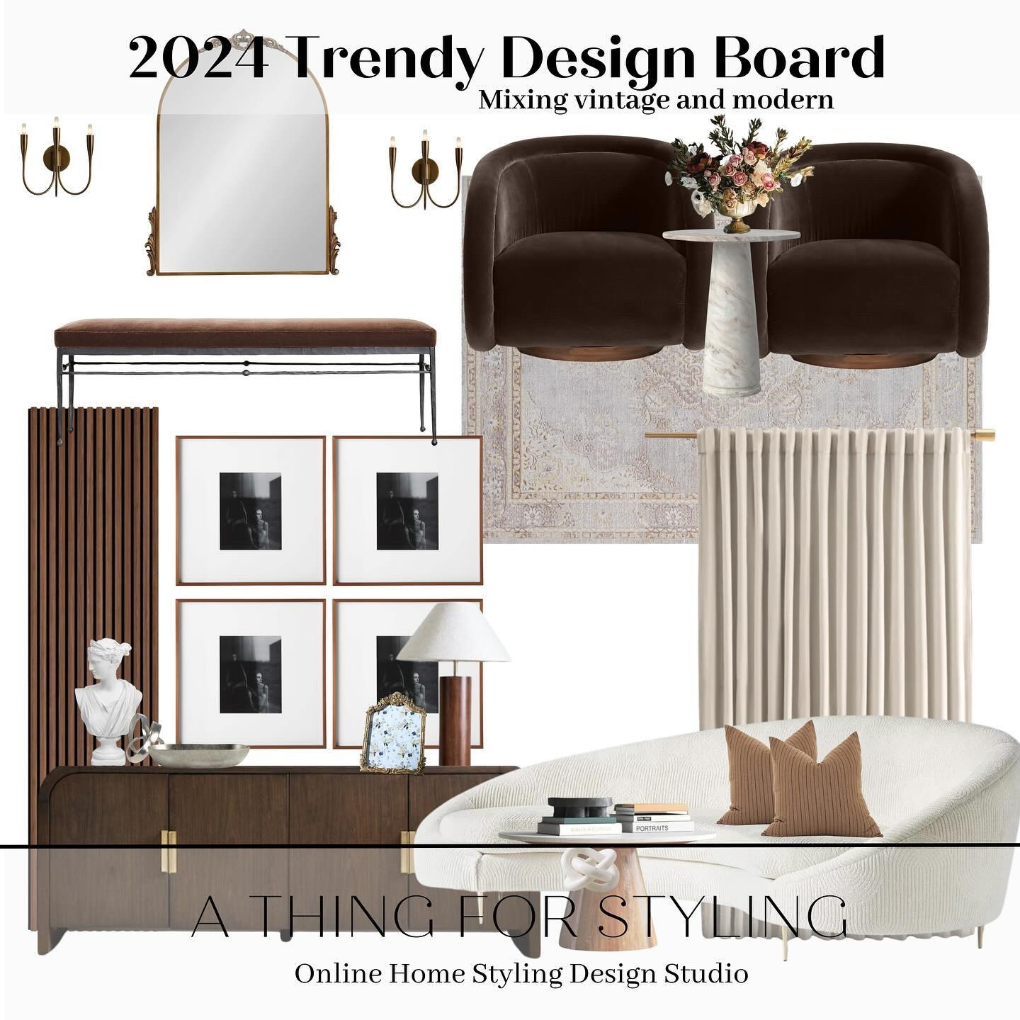 2024 is the year of quiet luxury and real spaces🤍
“Designer’s styling to elevate your space”
As a boutique interior design studio, here at A thing for styling, we believe that our style in interior design is timeless, versatile, and can be adapted to fit any taste or aesthetic.

We create designs that are not only functional and stunning, but also tell a story and are uniquely personal to our clients.

We also believe that change starts at home - literally! We know that your space affects your mood and your life, so we design with your lifestyle in mind. Our goal is to create a space that makes you feel amazing every time you walk in the door.

The popularity of Virtual Interior design is on the rise; not only can you do it at your own pace, but beautifully and on a budget too!

Ready to start your project? Head over to our website and start your project today. Or check out our “how it works” and “design packages” story highlights for more info.

Interiors interior design virtual interior design myhomevibes 2024 trends living room

#InteriorDesign
#HomeDecor
#InteriorStyling
#DesignInspiration
#Interiors
#ModernDesign
#HomeDesign
#InteriorDetails
#HomeInspiration
#LivingRoomGoals
#BedroomBliss
#KitchenIdeas
#BathroomGoals
#SpaceSaving
#ContemporaryDesign
#HomeInteriors
#InteriorTrends
#interiordecorator 
#DesignLovers
#DecorDetails
