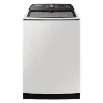 Samsung 5.5-cu ft High Efficiency Impeller Smart Top-Load Washer (Ivory) ENERGY STAR | Lowe's