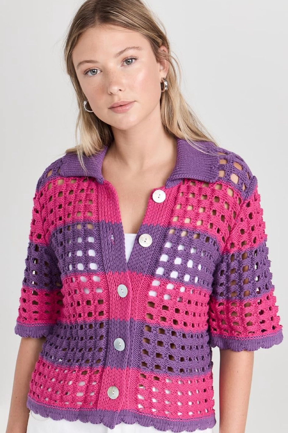 💜💗 love this crochet top! 

#LTKFindsUnder100