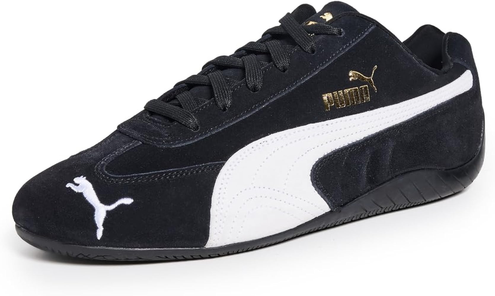 PUMA Select Men's Speedcat OG Sneakers, Black-White, 7 Medium US | Amazon (US)