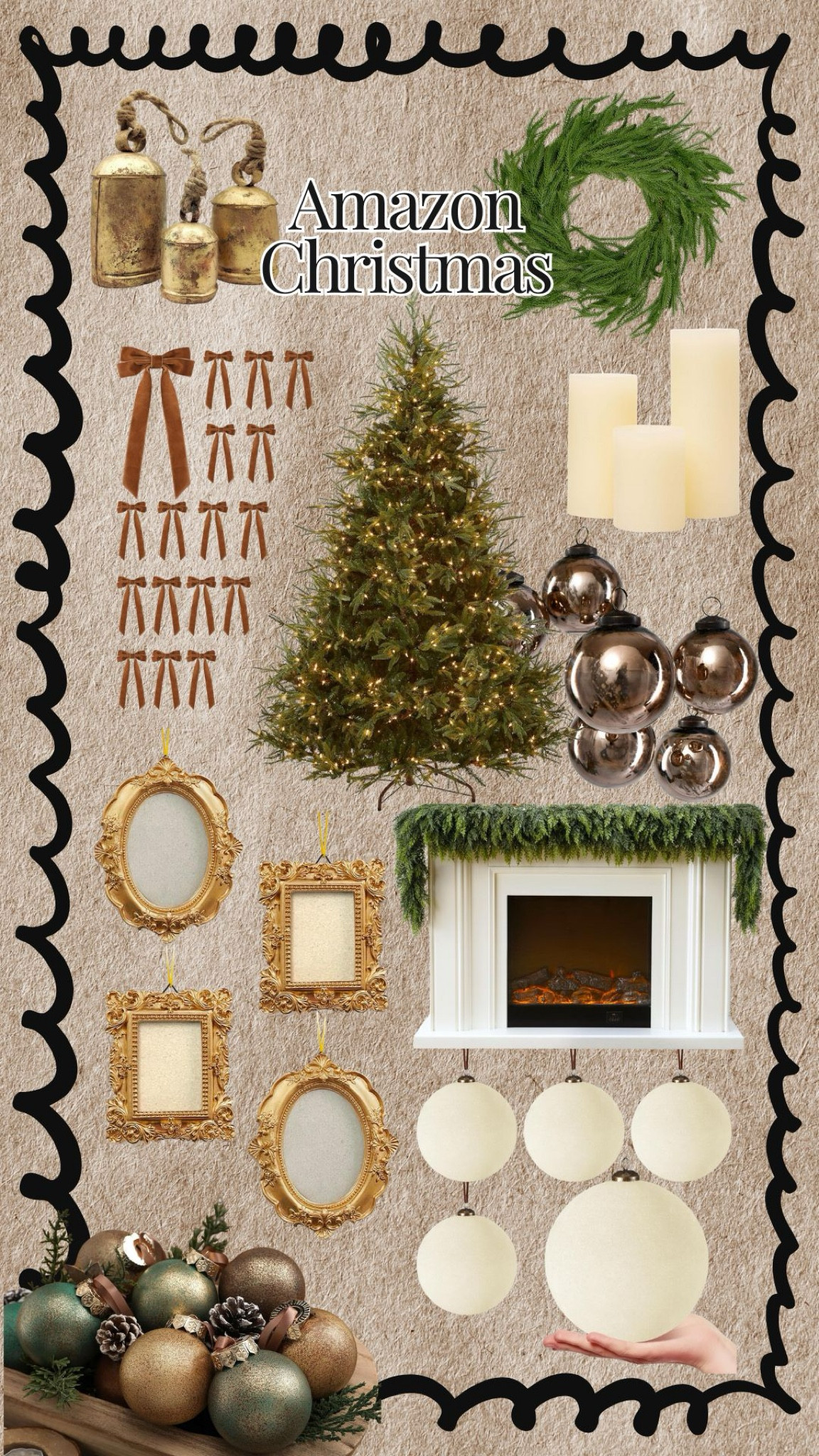 If you’re starting fresh, here’s a Christmas concept for your home! It’s a neutral base with warmth, different textures, and still has character.

#LTKHome #LTKSeasonal #LTKParties