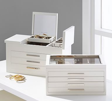Stella Jewelry Boxes - Dutch White | Pottery Barn (US)