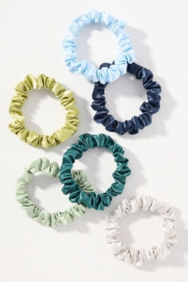 Satin Hair Ties, Set of 6 | Anthropologie (US)