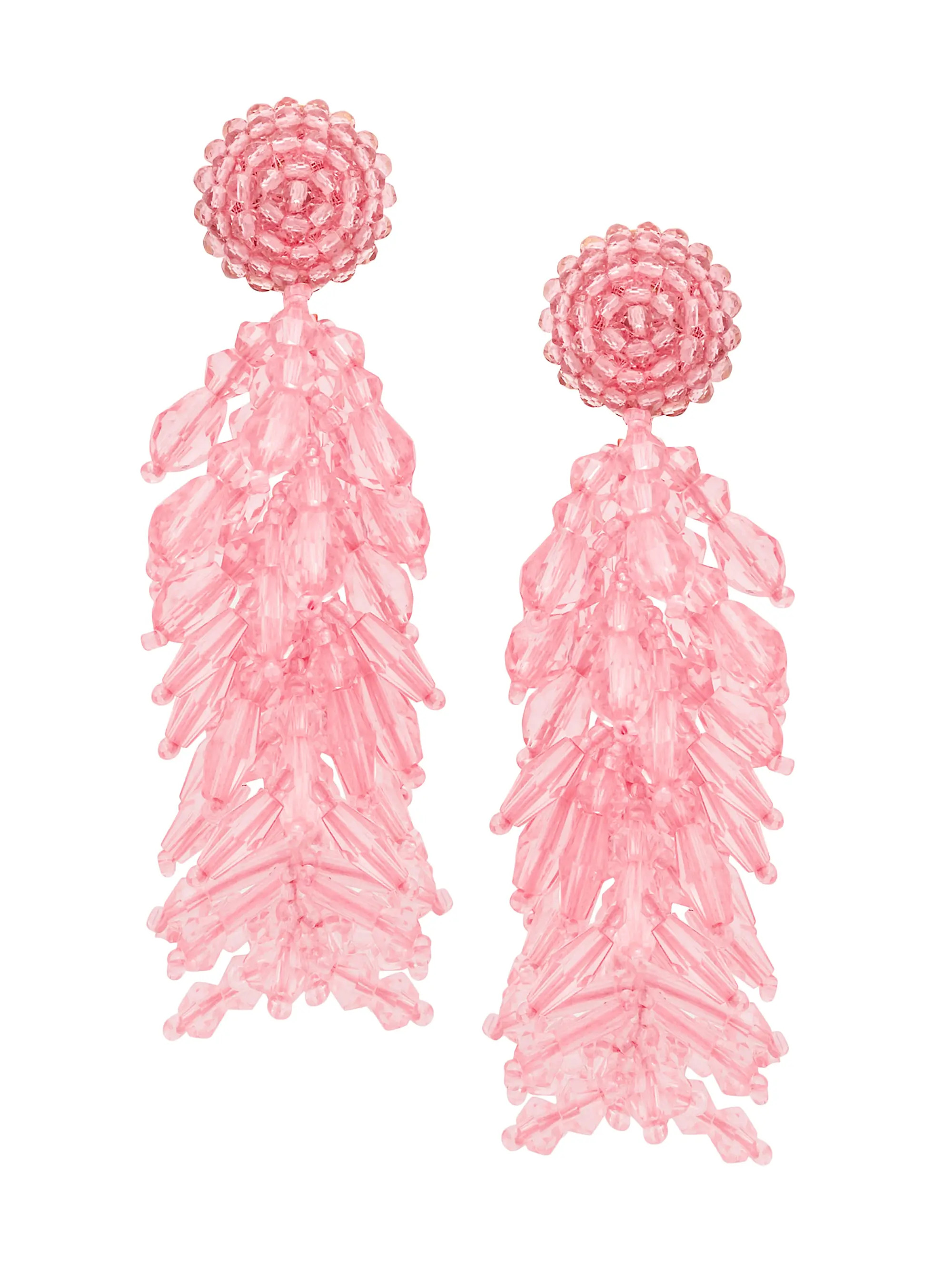 Cluster Tassel Beaded Drop Clip-On Earrings | Saks Fifth Avenue