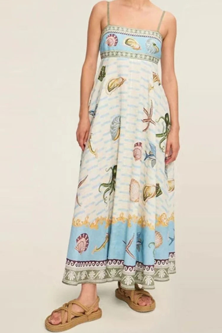 Pre-Order - Shore Thing Shell Maxi Dress - 6/10 | Confête