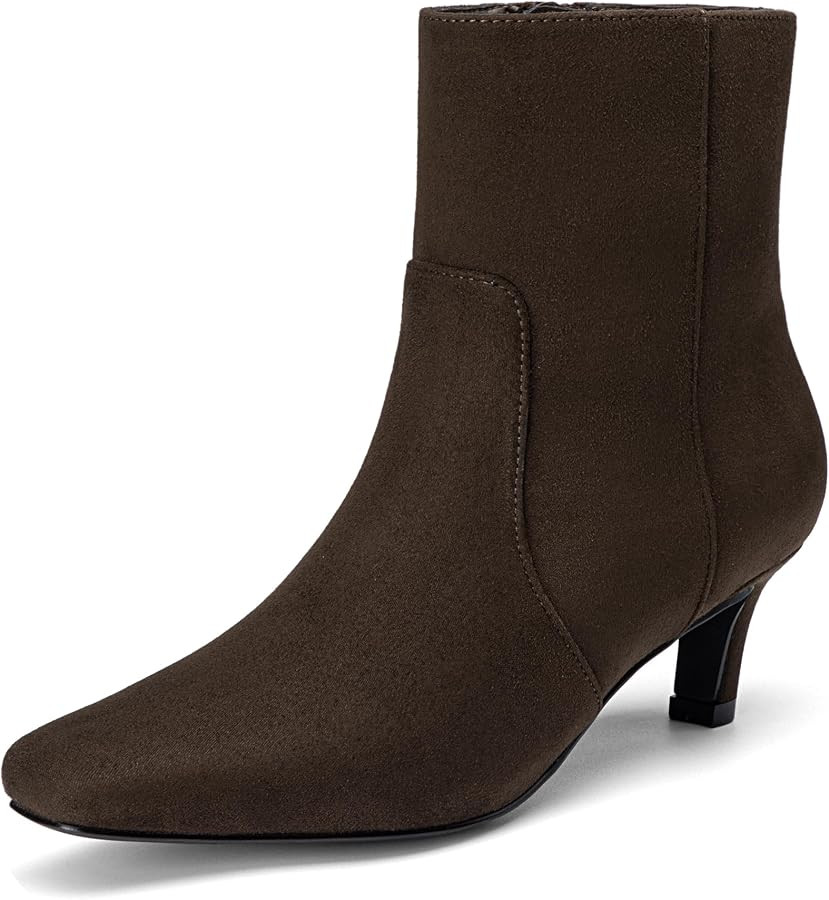 1.97-inch Kitten Heel,Fall Winter Short Dress Booties Shoes,Idea for Daily Wear,City Walk,Outdoor... | Amazon (US)