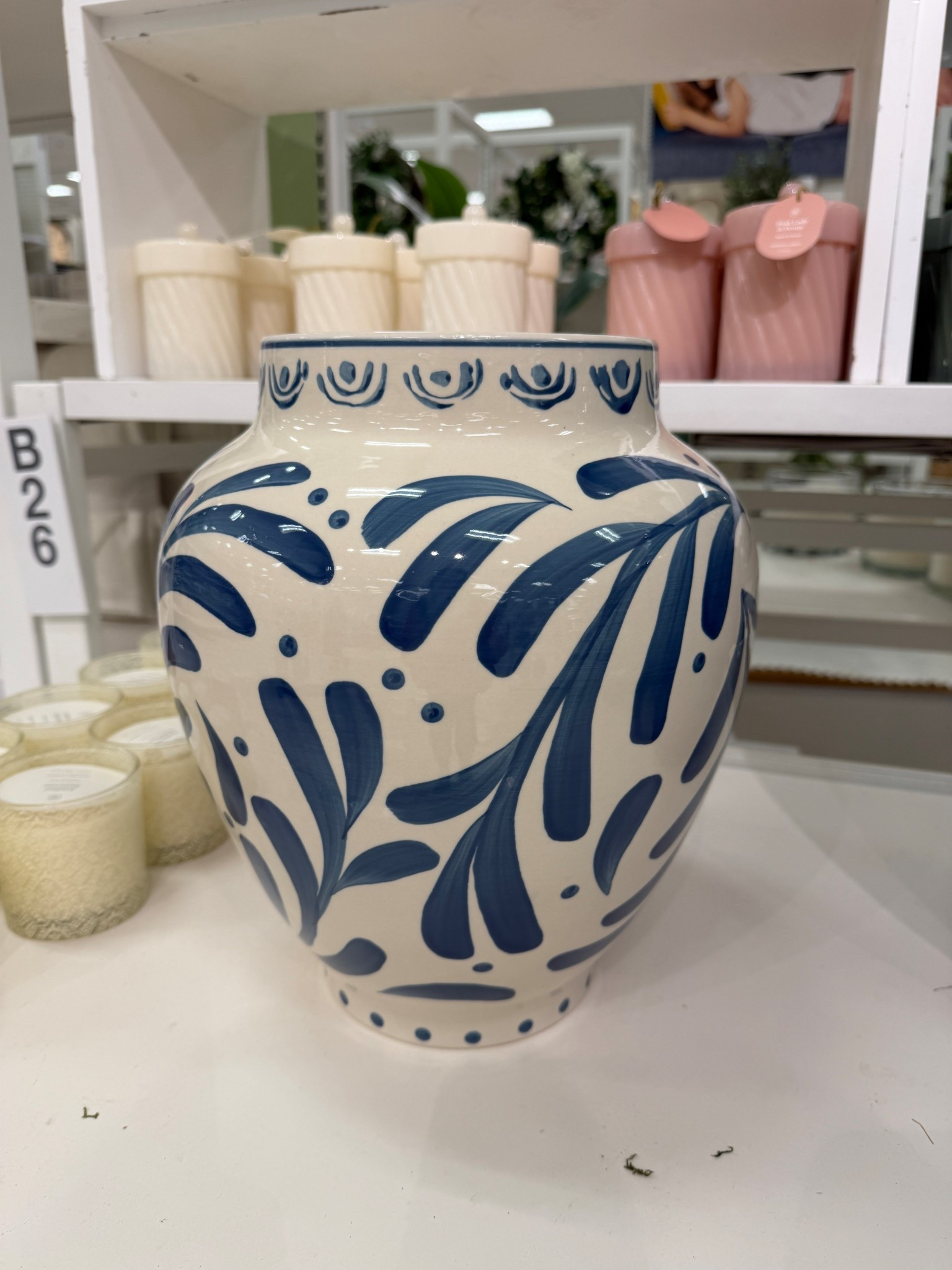 The prettiest blue and white vase!  Perfect for grand millennial, coastal, traditional or transitional design styles.  

Blue and white vase, Target finds, shelf styling, console table styling, spring home refresh, bedroom refresh, entryway refresh, living room refresh 

#LTKSeasonal #LTKHome