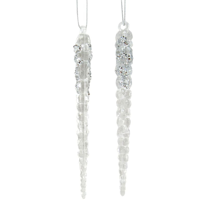Found & Fable 3-Count Icicle Drop Ornaments | At Home