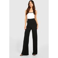 Womens Tall High Waisted Trousers - Black - 14 | NastyGal UK