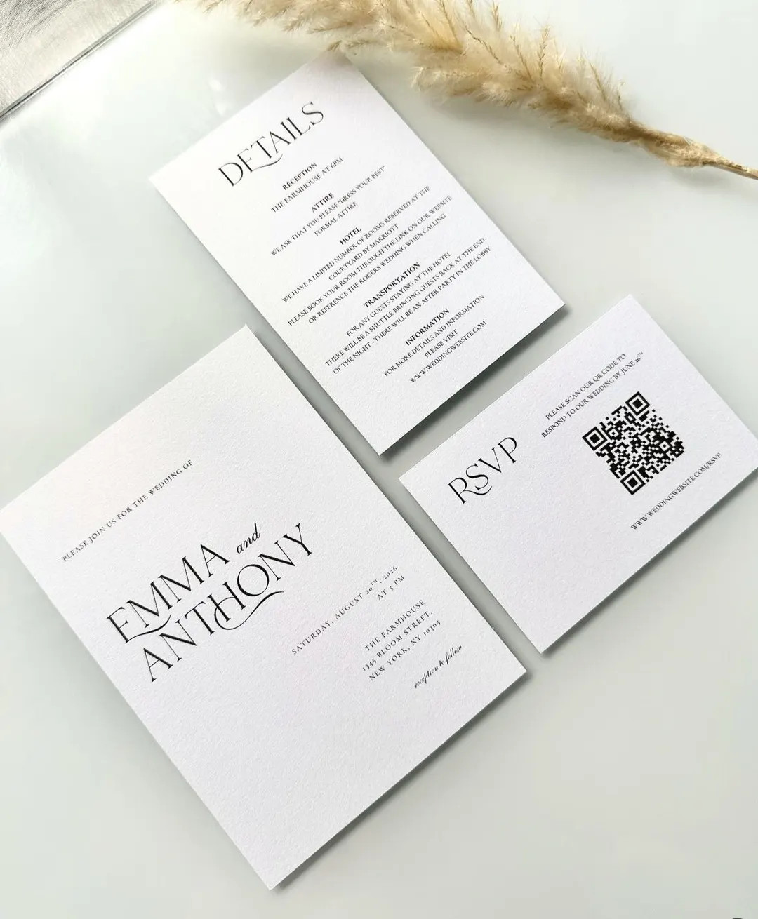 The "emma" Wedding Invitation Suite - Etsy | Etsy (US)