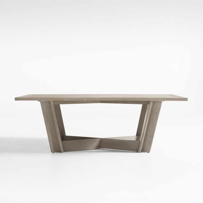 Eaves 86" Rectangular Dining Table + Reviews | Crate & Barrel | Crate & Barrel