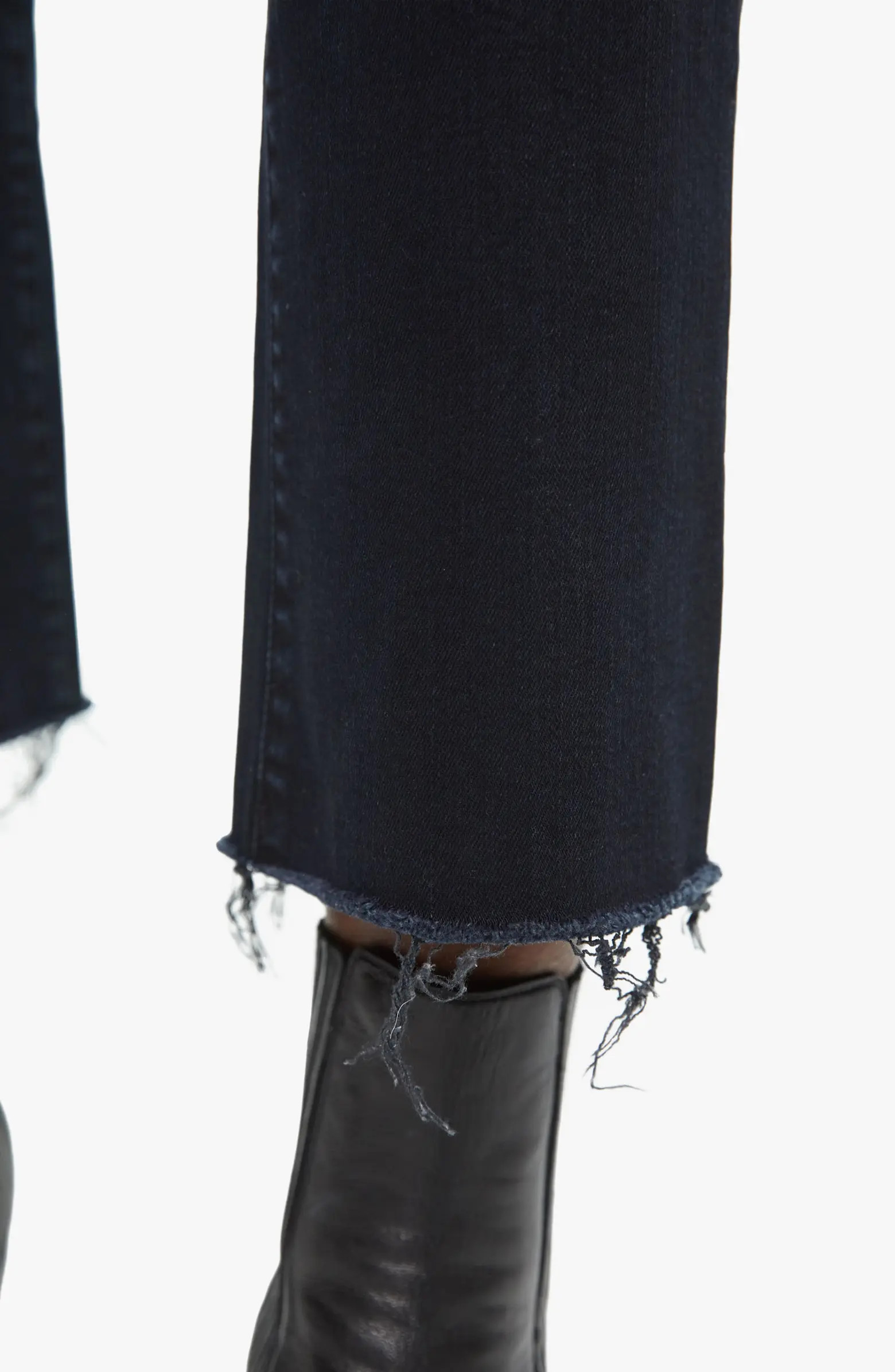 The Hustler Frayed High Waist Ankle Flare Jeans | Nordstrom