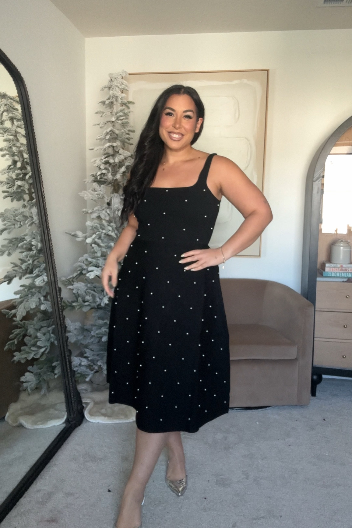 Size large 
Midsize holiday outfit 
Walmart try on 

#LTKHoliday #LTKMidsize #LTKStyleTip