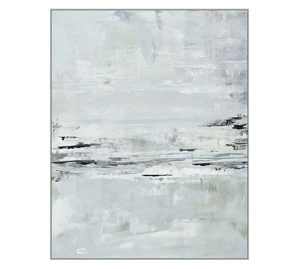 Gray Surf Canvas, 32 x 40&amp;quot; | Pottery Barn (US)
