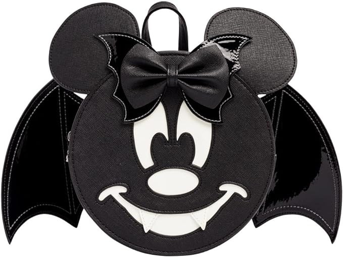 Loungefly X LASR Exclusive Disney Minnie Bat Convertible Mini Backpack - Fashion Cosplay Disneybo... | Amazon (US)