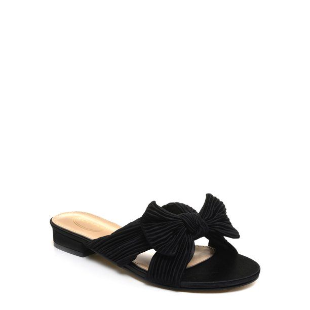 Scoop Women's Crinkle Bow Sandals | Walmart (US)