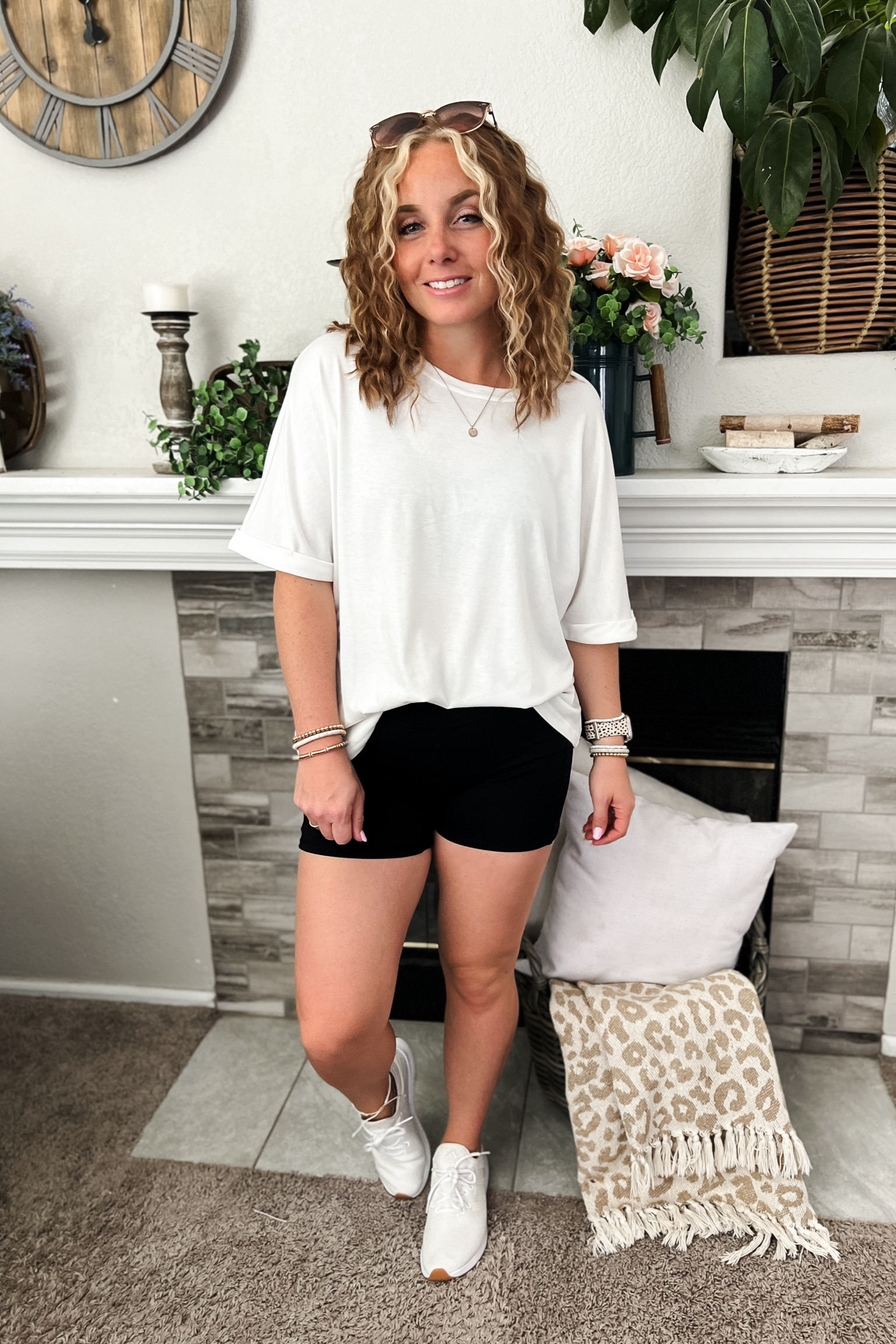 Oversized boyfriend tee that are perfect for leggings and biker shorts.  I’m wearing a small for reference


// #ltkfindsunder100 #ltksalealert biker shorts outfit, 
Spring outfits 2024, spring outfit ideas, Amazon outfit ideas, casual outfit ideas, spring outfit inspo, casual fashion, amazon summer fashion, amazon casual outfit, cute casual outfit, outfit inspo, outfits amazon, outfit ideas, amazon shoes, Amazon bag, purse, size 4-6, casual summer outfits, casual outfit ideas everyday, summer fashion 

#LTKfindsunder50 #LTKfitness #LTKstyletip