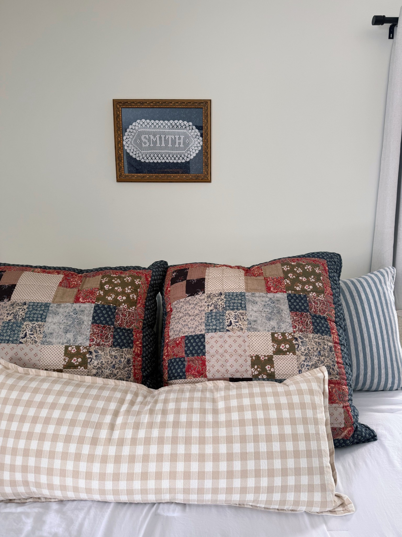 New Wall art I DIY’d for above our bed 🫐🧺

#LTKHome #LTKValentine