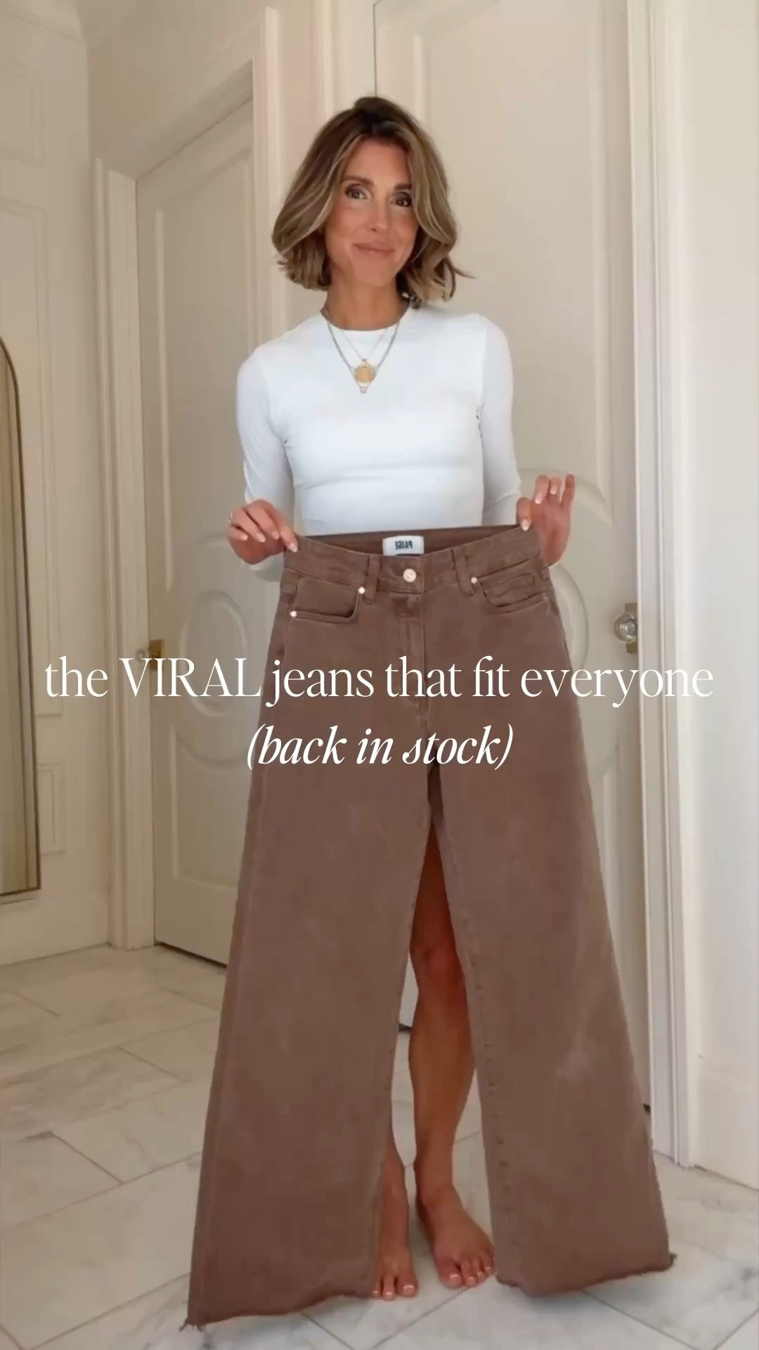 These jeans are back in stock! I'm 5'7 for reference and wearing my true size 25 fit tts - high rise and stretch.

#LTKootd