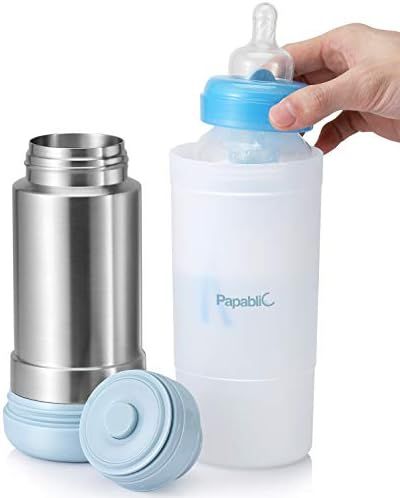 Papablic Mini Portable Travel Baby Bottle Warmer | Amazon (US)