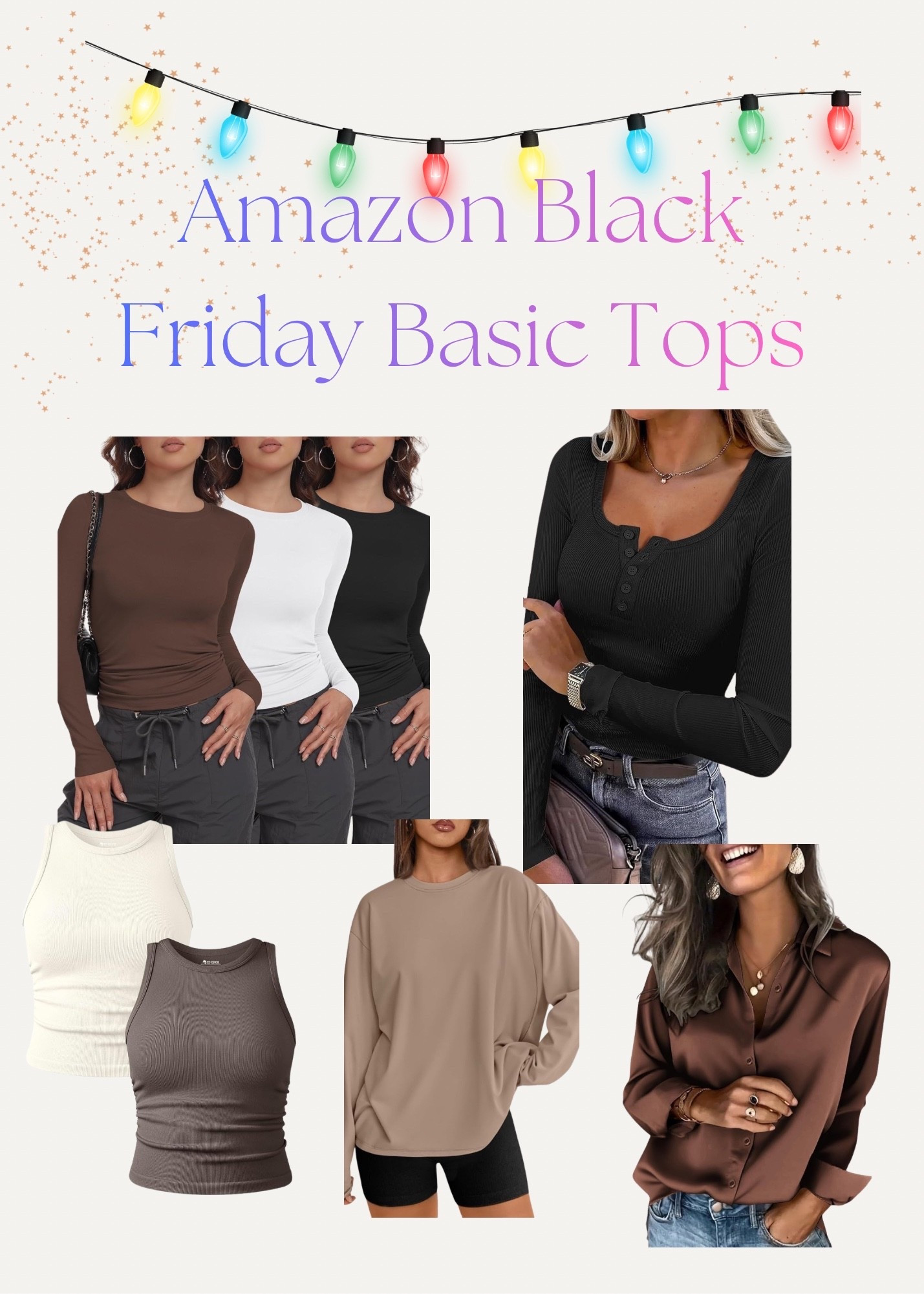 Black Friday deals on basic everyday tops 

#LTKCyberWeek #LTKHoliday #LTKSaleAlert
