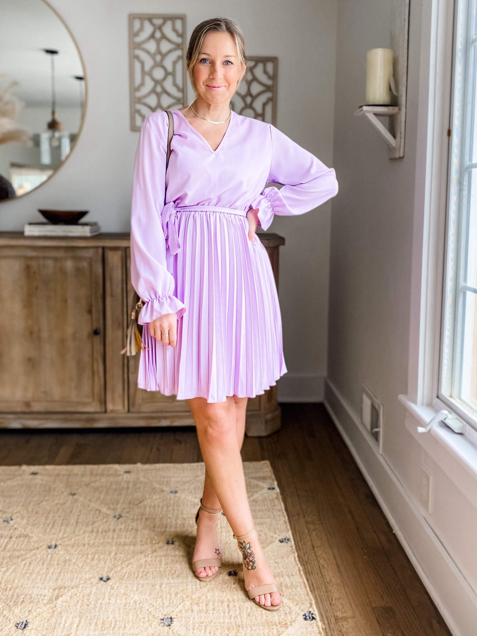 The perfect spring occasion dress! It’s true to size, light and airy, fun and flirty! The pleated skirt has so much movement and is a great length for dancing! 

#LTKstyletip #LTKunder50 #LTKFind