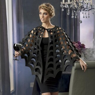 Laser Cut Spiderweb Cape | Grandin Road | Grandin Road