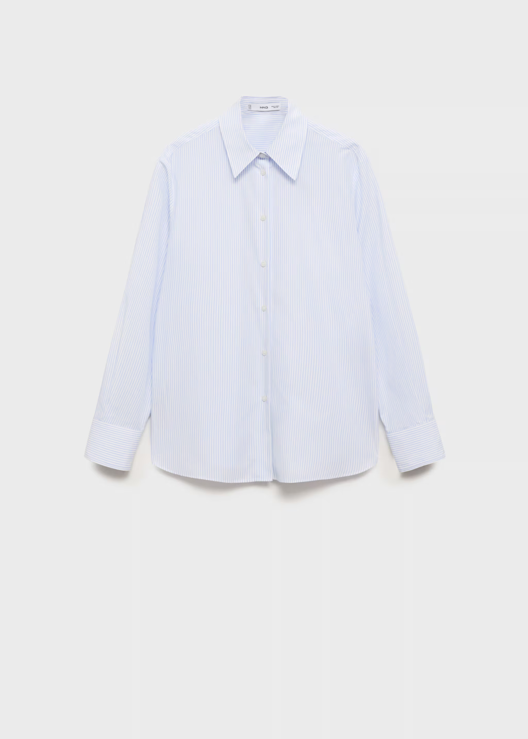 Regular cotton lyocell-blend shirt - Women | MANGO United Kingdom | MANGO (UK)
