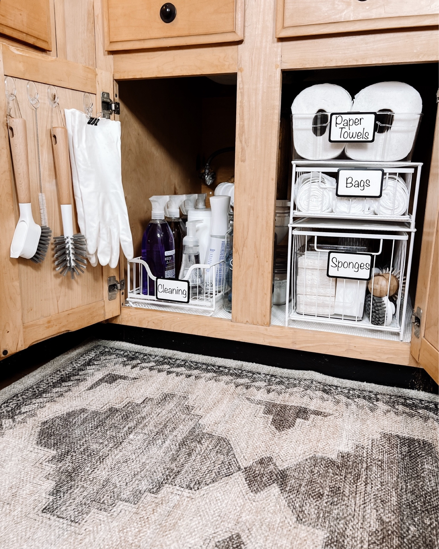 Under sink organizer, kitchen organization, cabinets 

#LTKstyletip #LTKsalealert #LTKhome