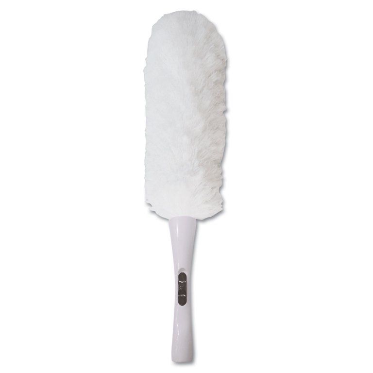 Boardwalk Microfeather Duster, Microfiber Feathers, Washable, 23", White | Walmart (US)