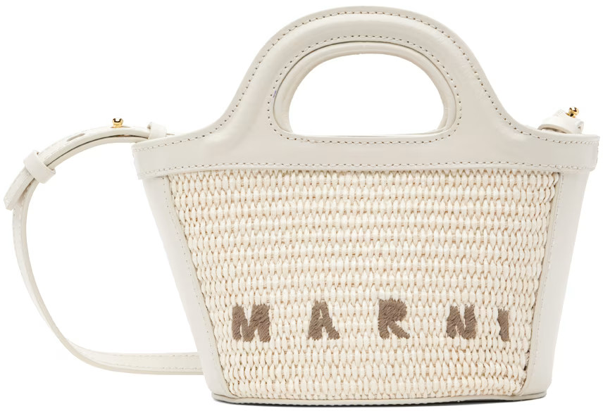 White Tropicalia Micro Tote | SSENSE