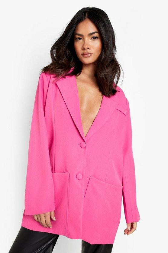 Mix & Match Brights Super Oversized Blazer | Boohoo.com (UK & IE)