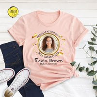 Personalized Graduation Shirts, Proud 2025 Graduate Add The Photo Shirt, Class Of Grad Party Squad Shirt | Etsy (US)