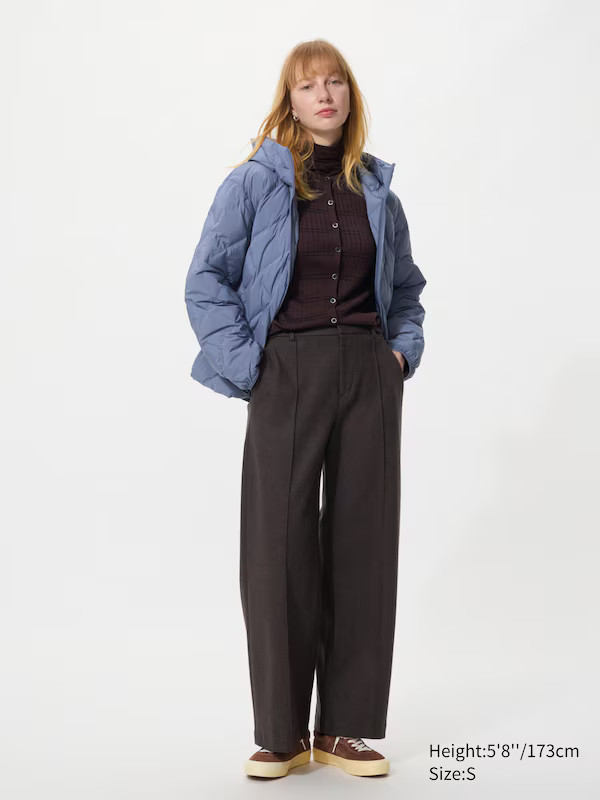 Jersey Velours Hose (Wide Fit) | UNIQLO (DE)