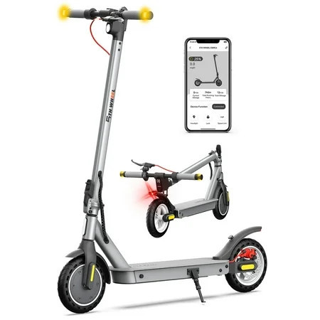 5TH WHEEL W09S 350W Electric Scooter with Turn Signal, 8.5” Solid Tires, 18mph & 20Miles Range, Folding Commuting E-Scooter for Adults with APP Control | Walmart (US)