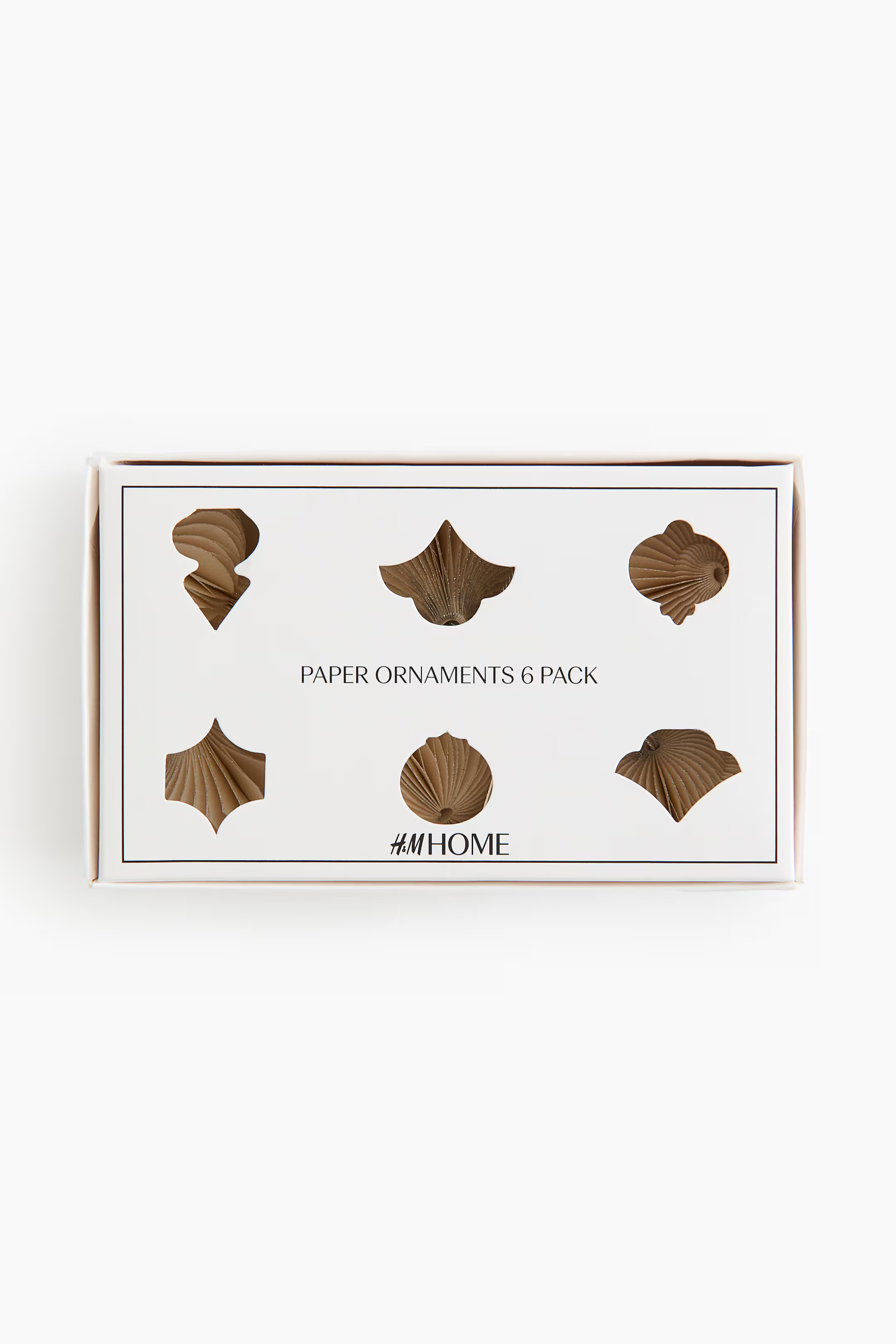 6-Pack Paper Ornaments | H&M (US + CA)