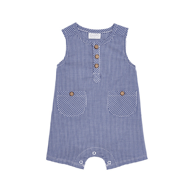 Gingham Romper | Mud Pie