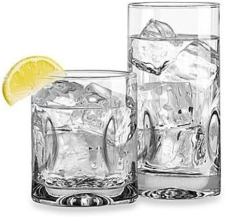 Dailyware Impressions 16-Piece Glassware Set, Stylish Glass, Perfect for Party and All Purpose Oc... | Amazon (US)