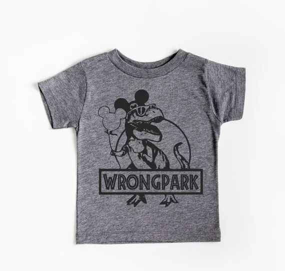 Disney Inspired WRONG PARK MICKEY Balloon - Triblend T Shirt | Etsy (US)