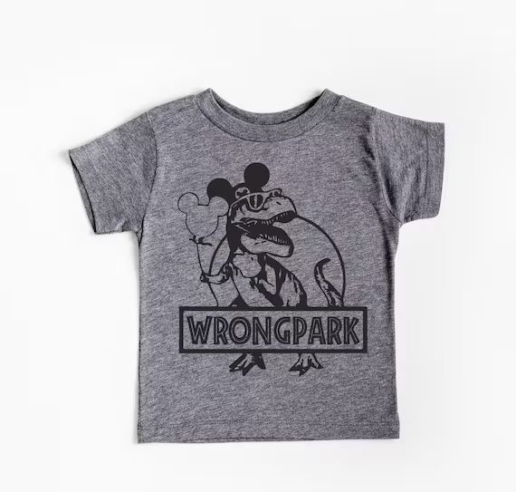 Disney Inspired WRONG PARK MICKEY Balloon - Triblend T Shirt | Etsy (US)
