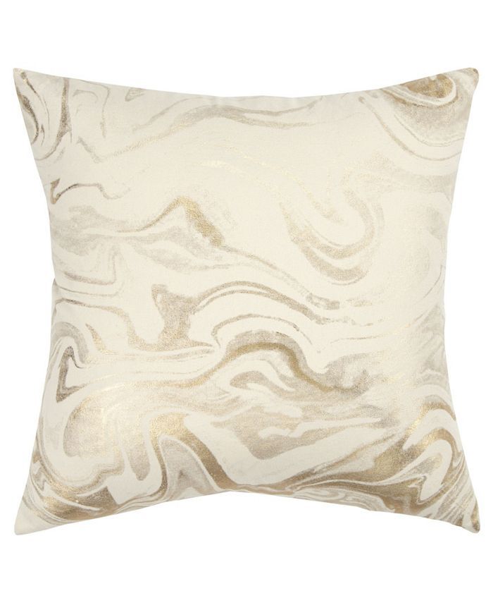 Rizzy Home Abstract Polyester Filled Decorative Pillow, 20 | Macys (US)