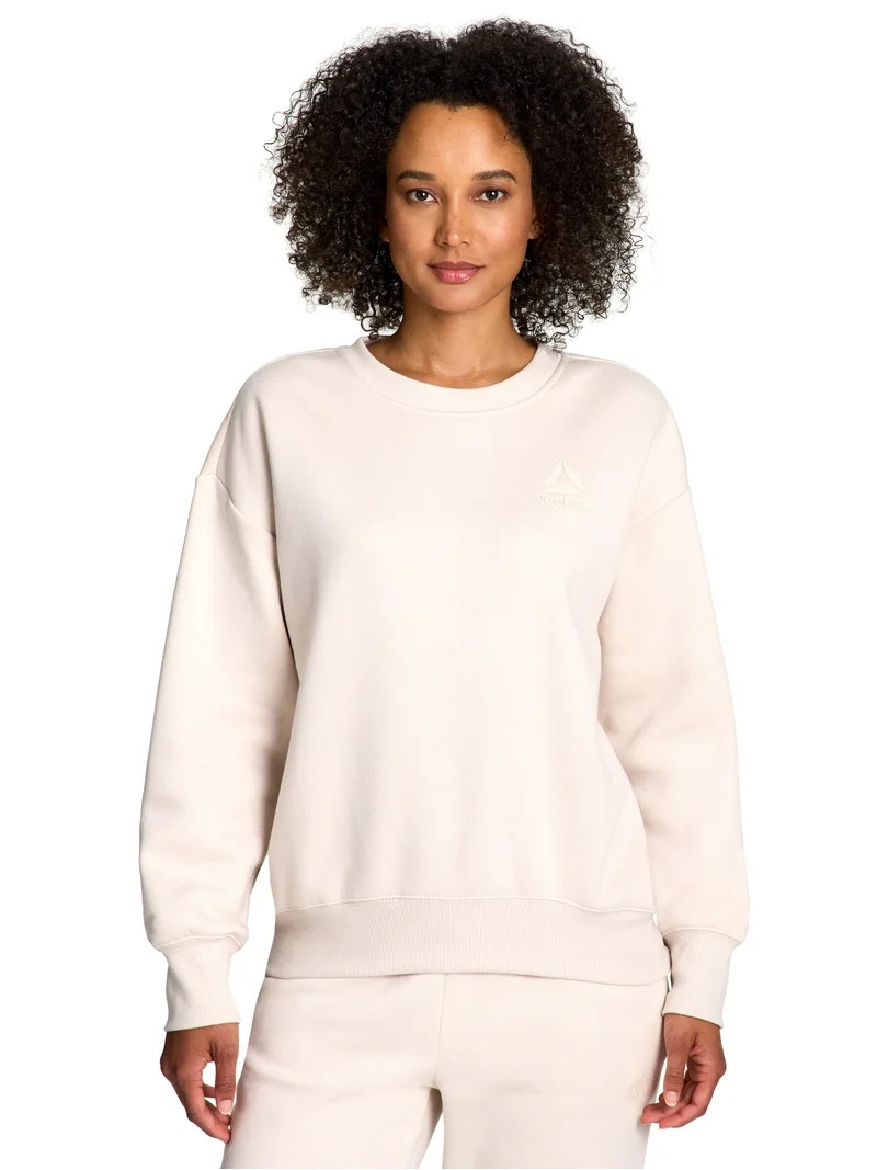 Reebok Women's and Women's Plus Weekender Oversized Crewneck, Sizes XS-4X - Walmart.com | Walmart (US)