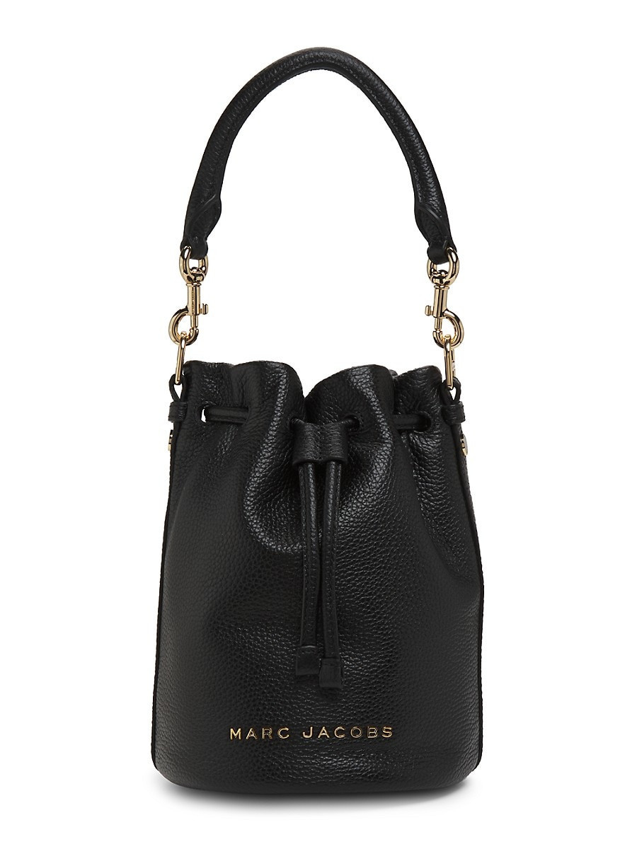 Marc Jacobs Women's Leather Bucket Bag - Black | Saks Fifth Avenue OFF 5TH