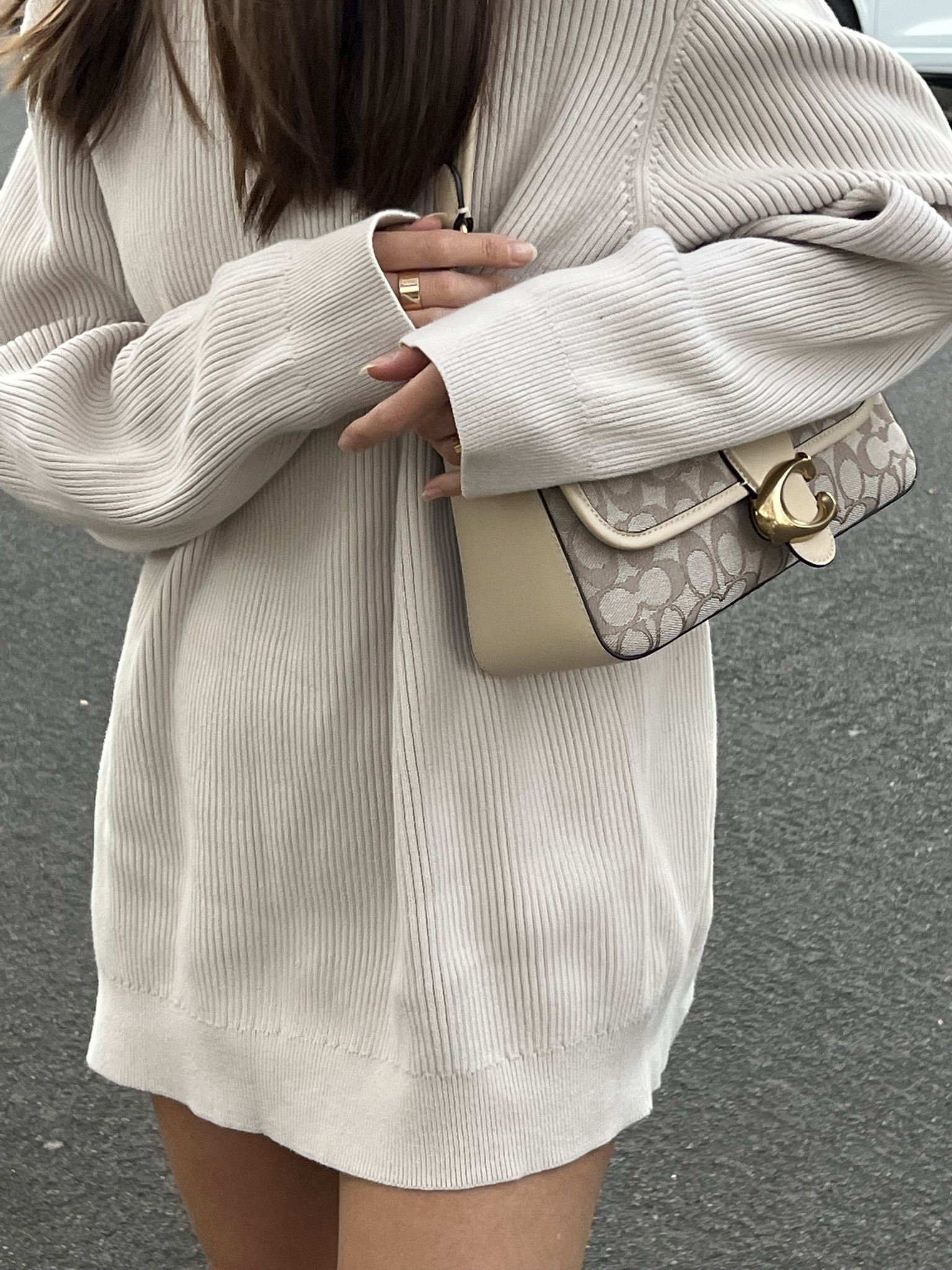 My cutie. ☁️💛 handbag from Coach 

#LTKSpringSale #LTKU #LTKstyletip