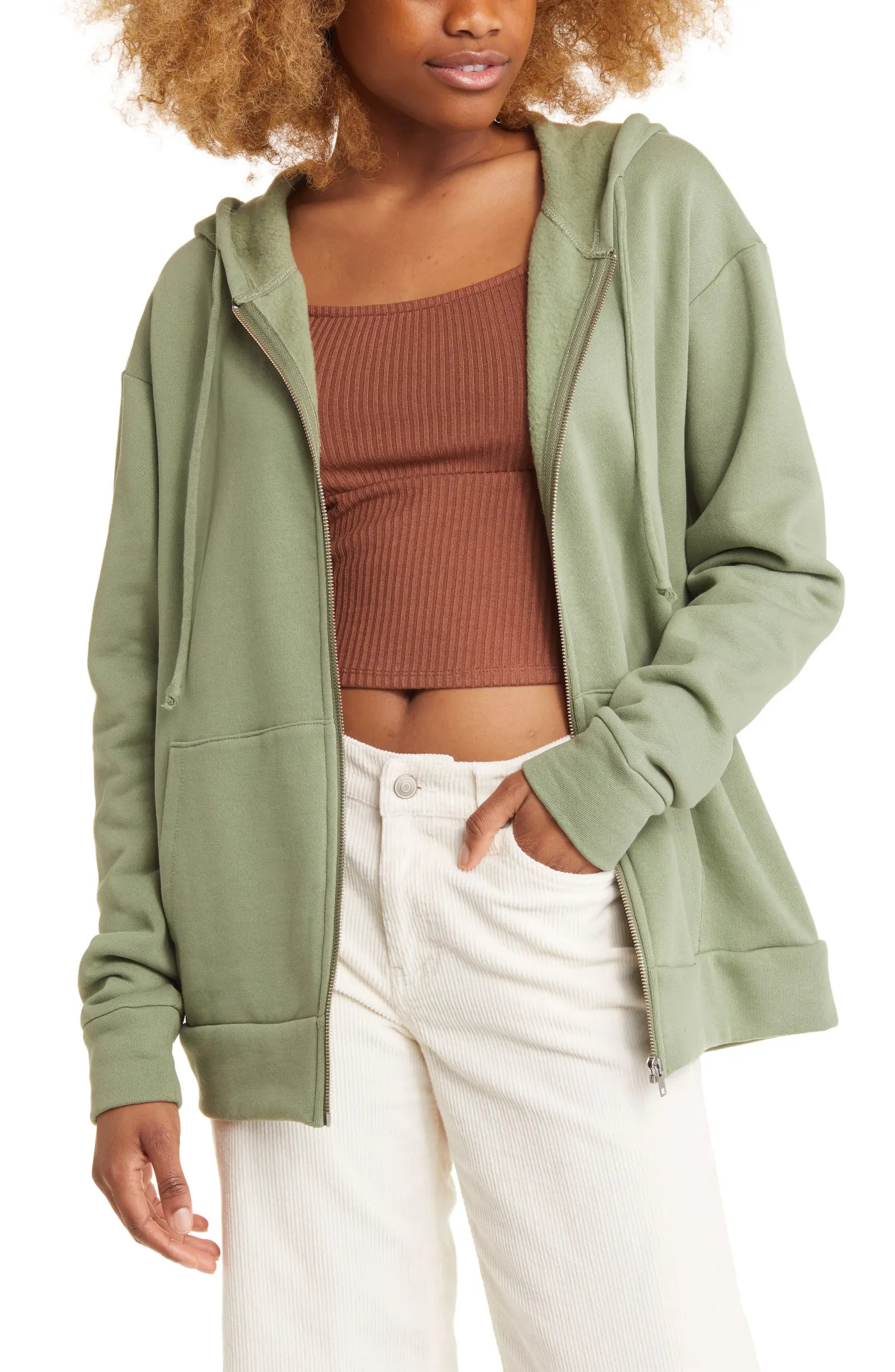 BP. Oversize Zip Hoodie | Nordstrom | Nordstrom