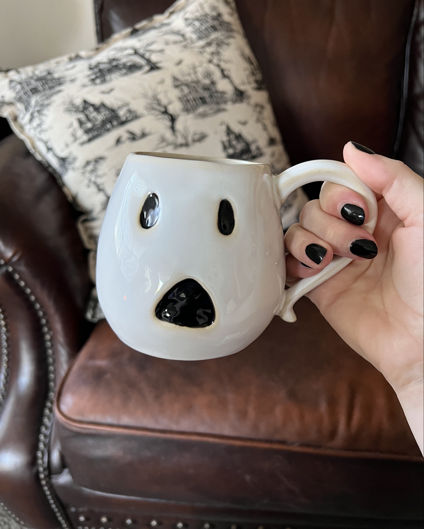 Pottery Barn Ghost Mug 👻☕️ Halloween spooky kitchen, Rachel Zoe bat haunted house toile throw pillows Marshalls tjmaxx home goods vintage

#LTKFindsUnder50 #LTKHome #LTKSeasonal