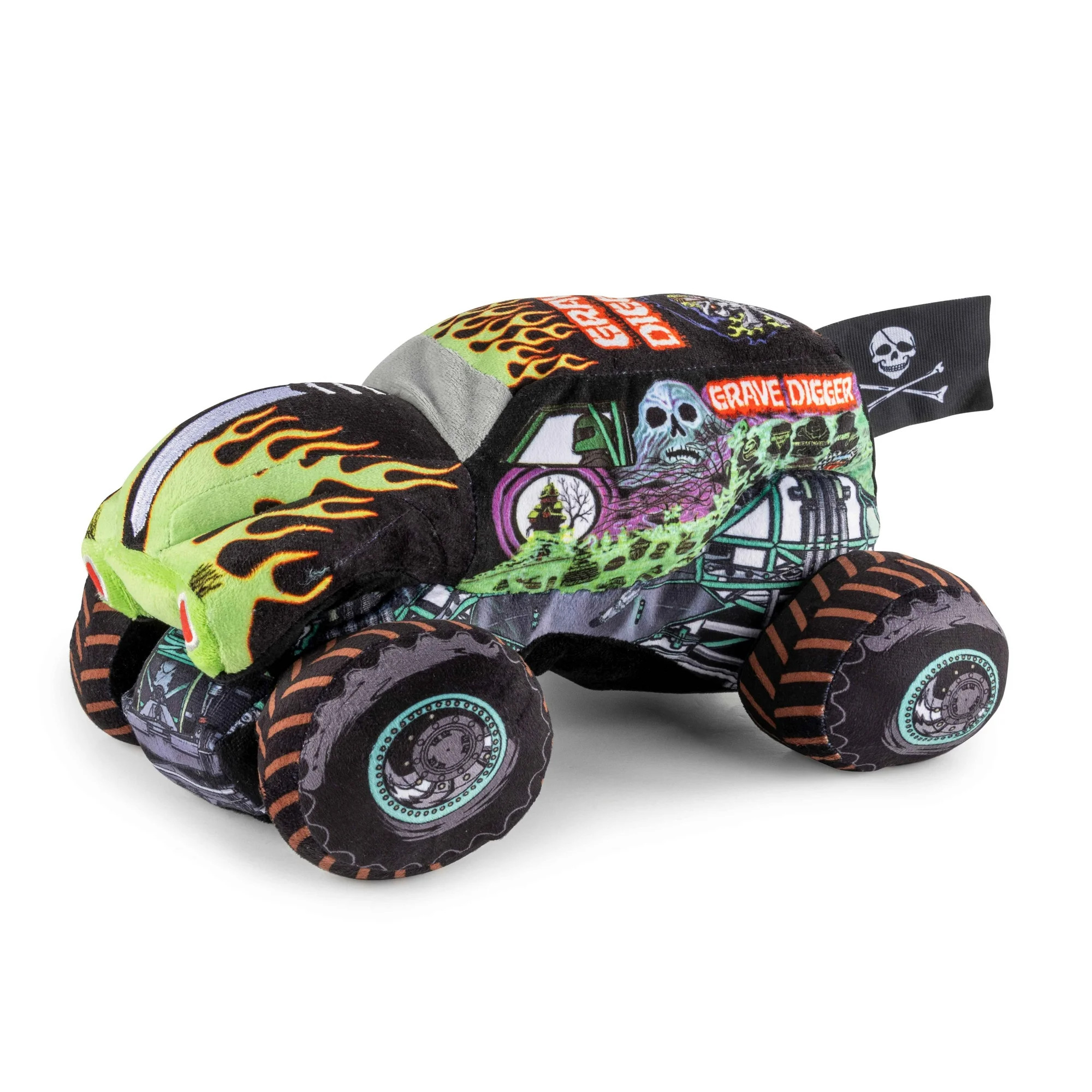 Monster Jam Grave Digger Pillow Buddy, Polyester Velour, Green, Feld Entertainment | Walmart (US)