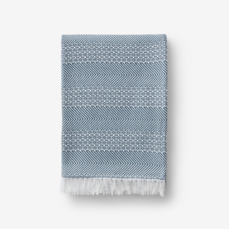 Kerela Throw - Ocean Blue | The Company Store